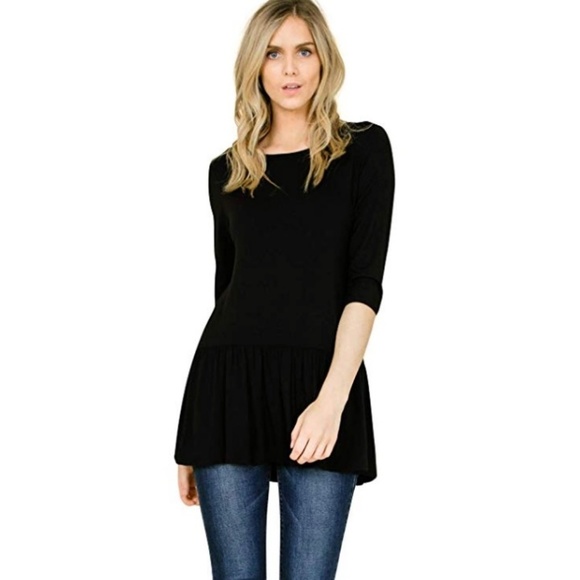 boat neck tunic dress